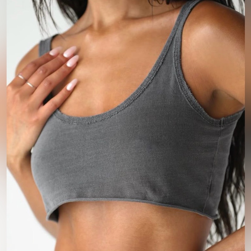 Joah Brown crop top S/M